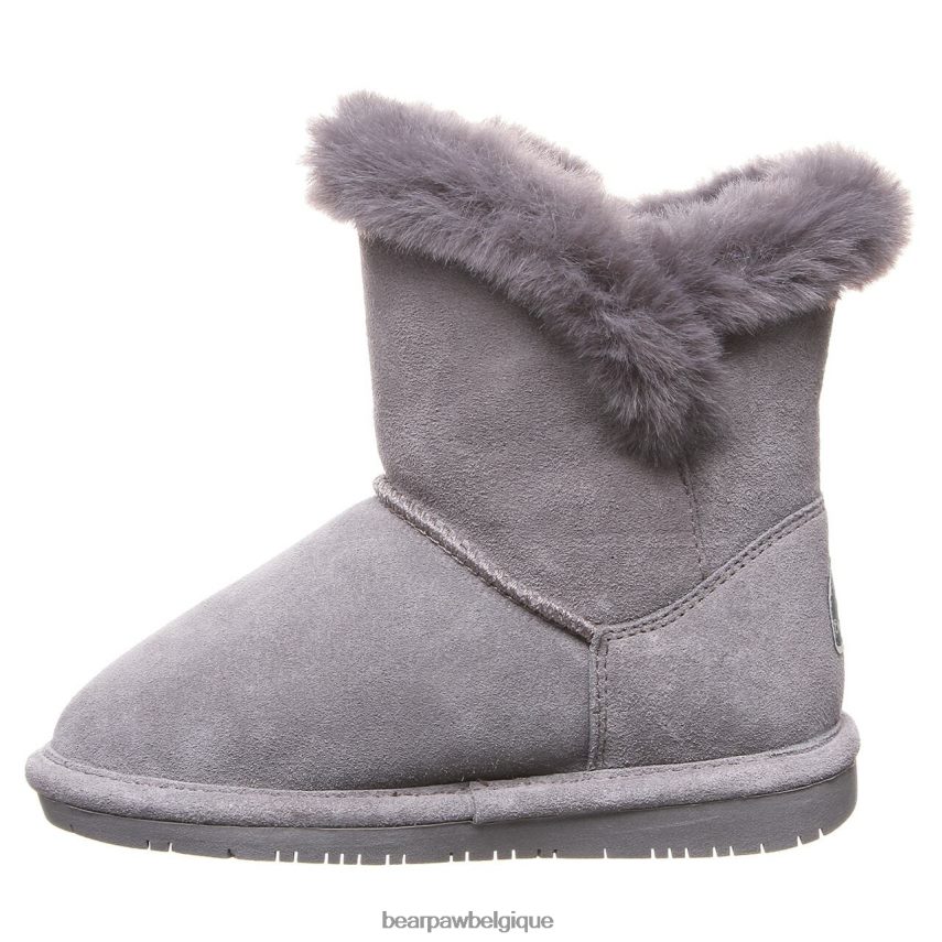 BEARPAW betsey jeunesse enfants 6PN848585 brouillard gris bottes