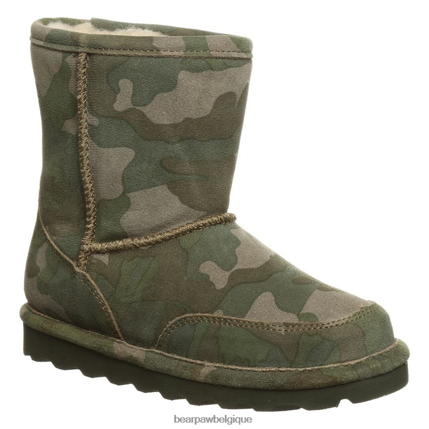 BEARPAW brady jeunesse enfants 6PN848603 camouflage olive bottes