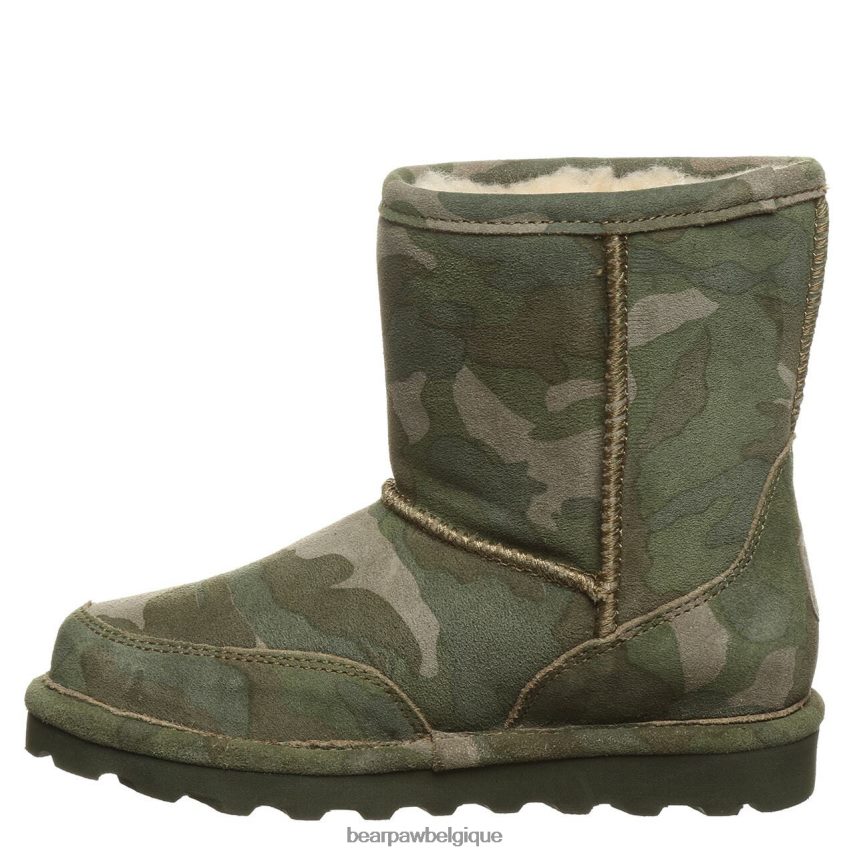 BEARPAW brady jeunesse enfants 6PN848603 camouflage olive bottes