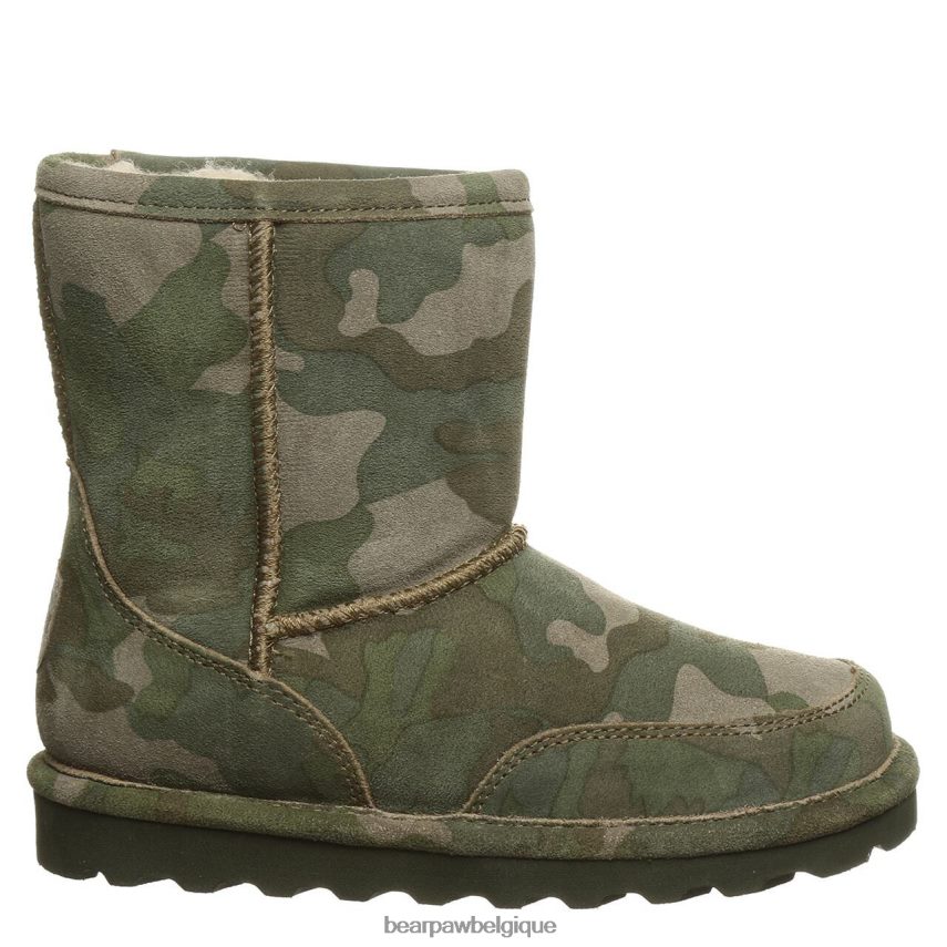BEARPAW brady jeunesse enfants 6PN848603 camouflage olive bottes