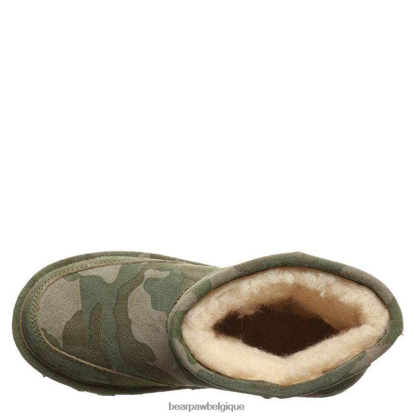 BEARPAW brady jeunesse enfants 6PN848603 camouflage olive bottes