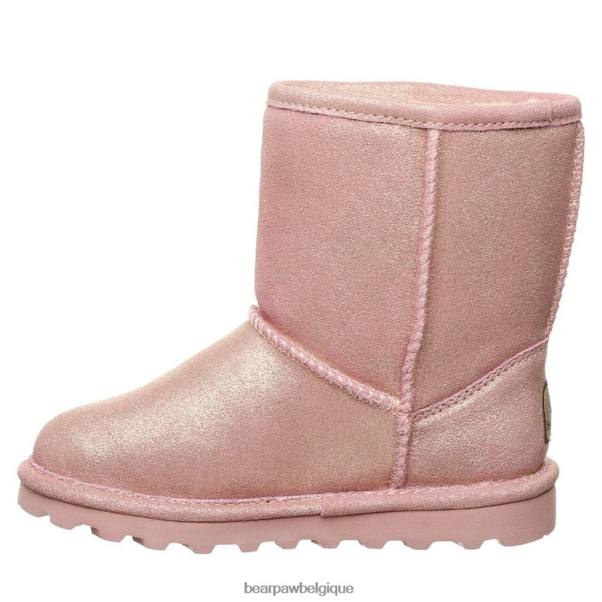BEARPAW elle jeunesse exotique enfants 6PN848600 paillettes roses bottes