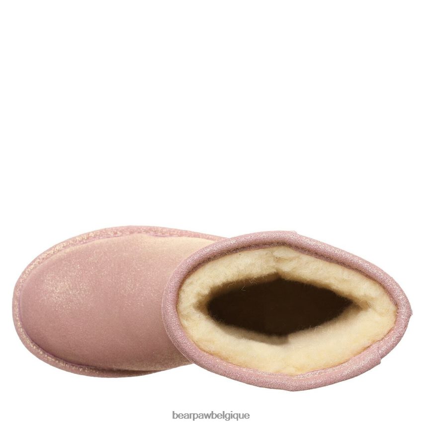 BEARPAW elle jeunesse exotique enfants 6PN848600 paillettes roses bottes
