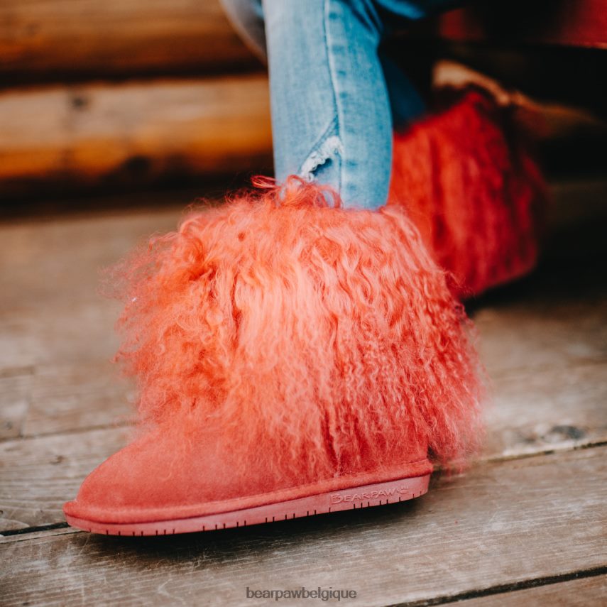 BEARPAW huer la jeunesse enfants 6PN848580 rouge bottes