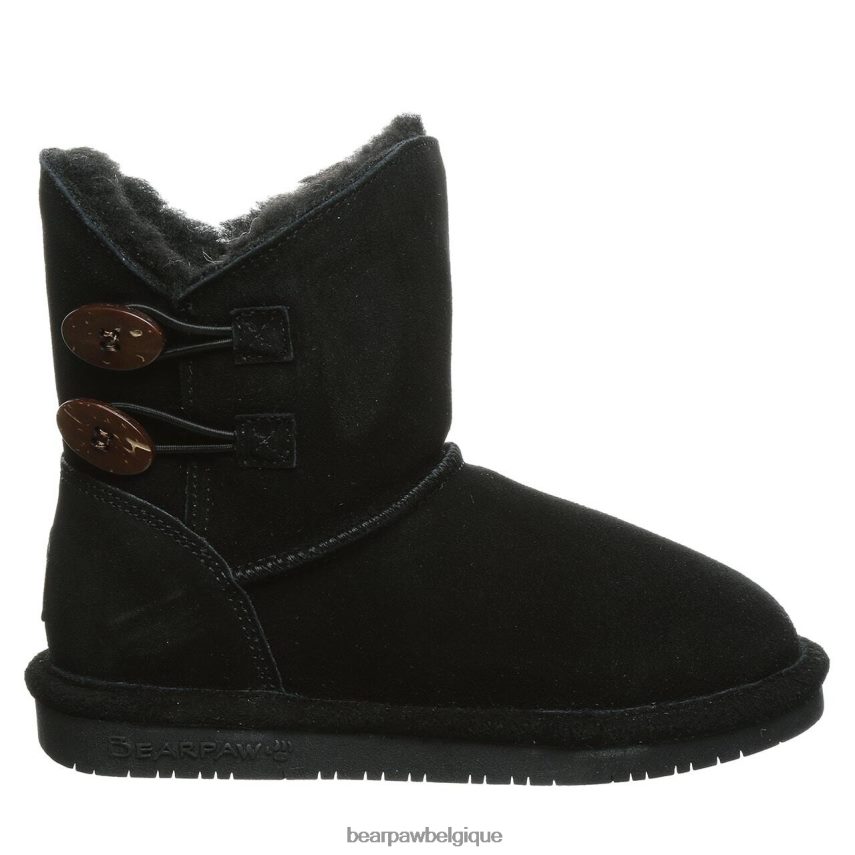 BEARPAW jeunesse Rosaline enfants 6PN848602 noir bottes