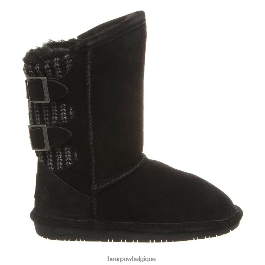 BEARPAW jeunesse boshie enfants 6PN848607 noir jamais mouillé bottes