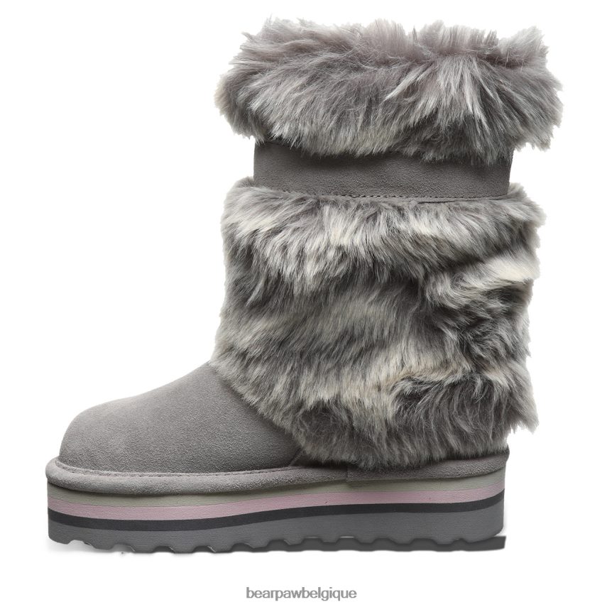 BEARPAW jeunesse tama rétro enfants 6PN848597 brouillard gris bottes