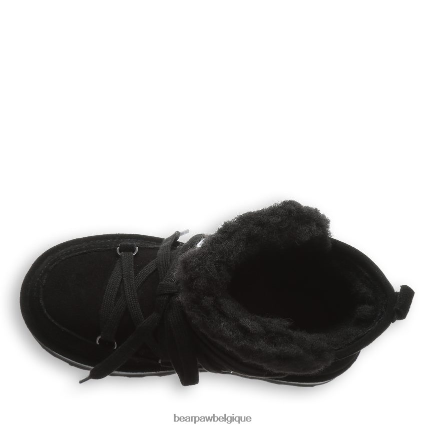 BEARPAW rétro mondi jeunesse enfants 6PN848599 noir bottes