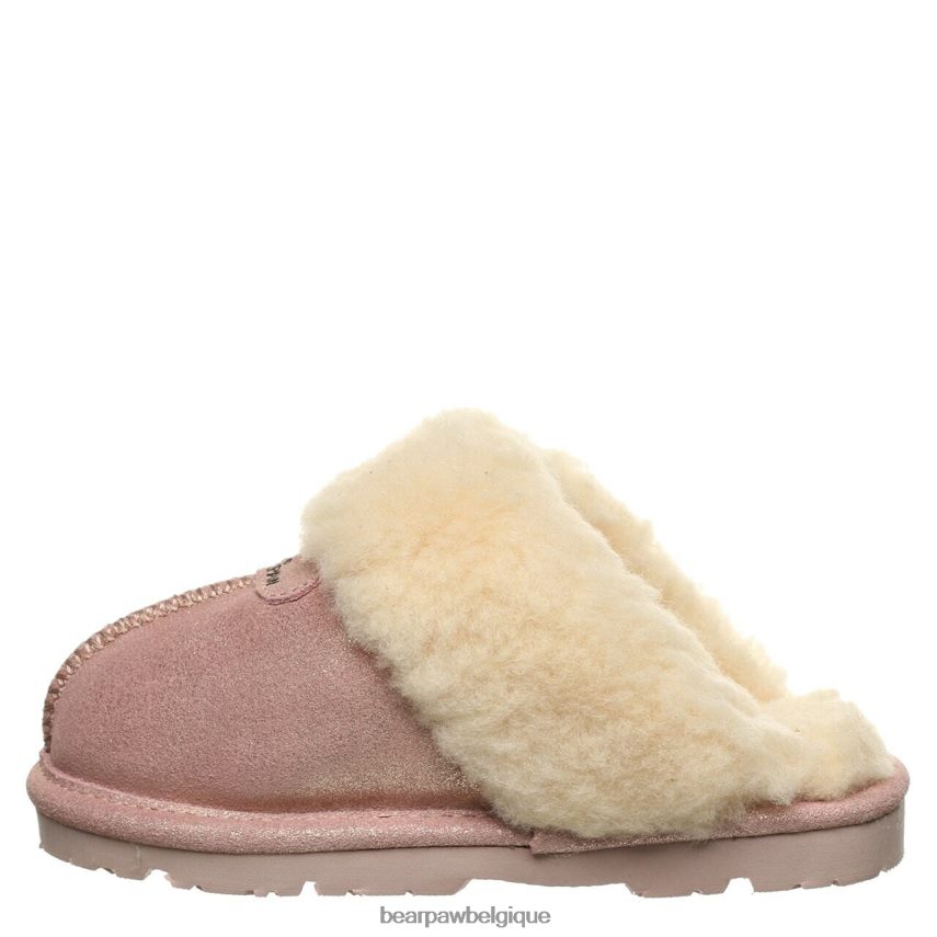 BEARPAW jeunesse loki enfants 6PN848609 paillettes roses chaussons