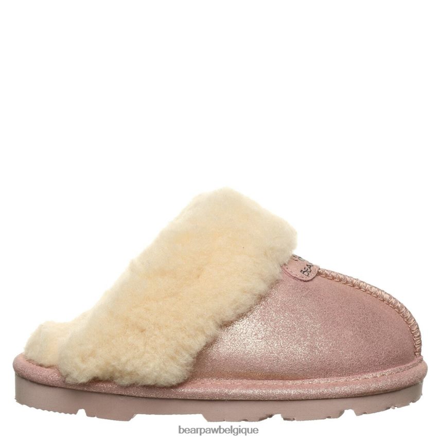 BEARPAW jeunesse loki enfants 6PN848609 paillettes roses chaussons