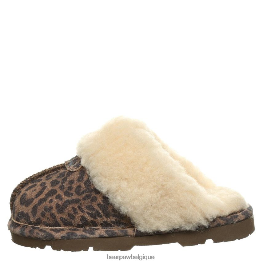 BEARPAW jeunesse loki enfants 6PN848616 léopard chaussons