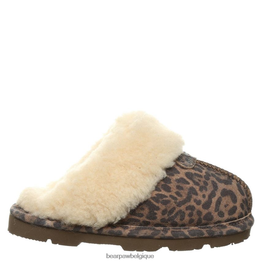 BEARPAW jeunesse loki enfants 6PN848616 léopard chaussons