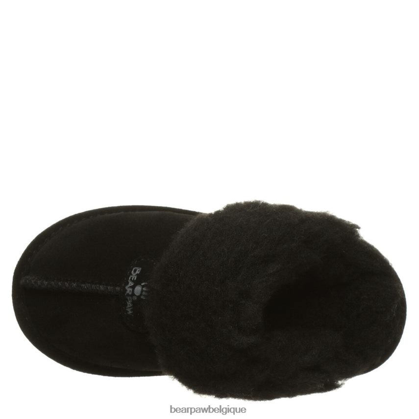 BEARPAW jeunesse loki enfants 6PN848617 noir chaussons