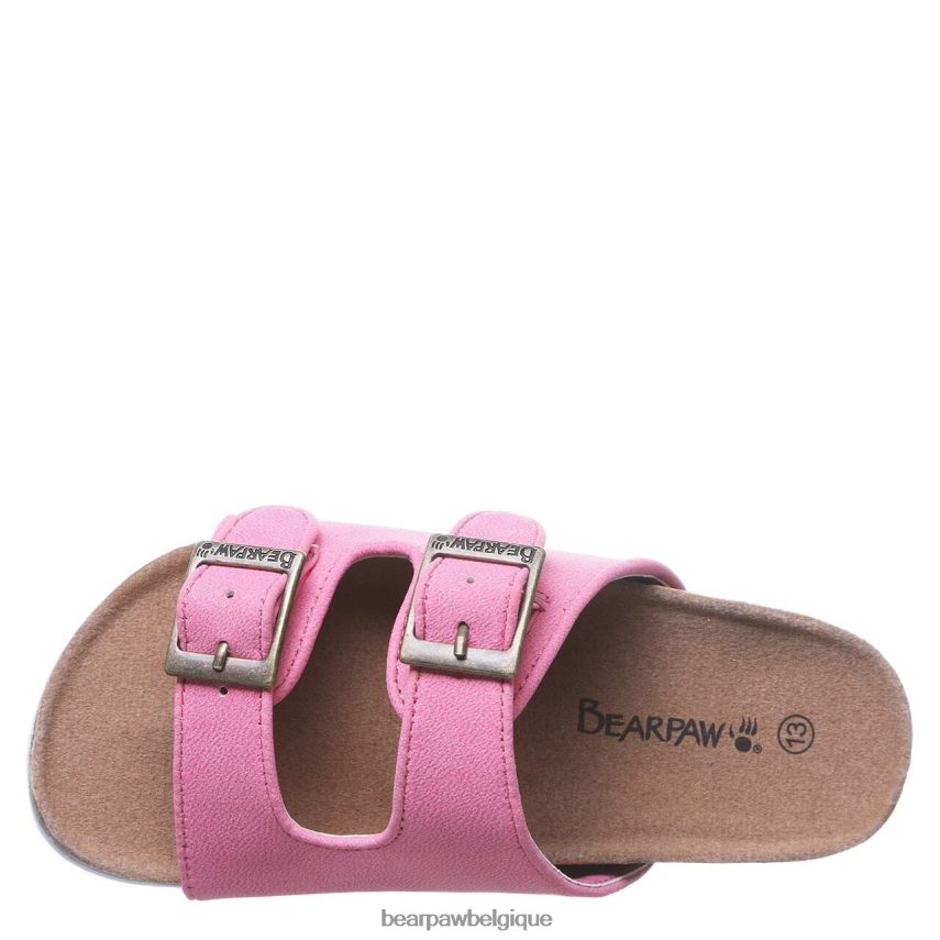 BEARPAW jeunesse de Brooklyn enfants 6PN848628 rose bonbon des sandales