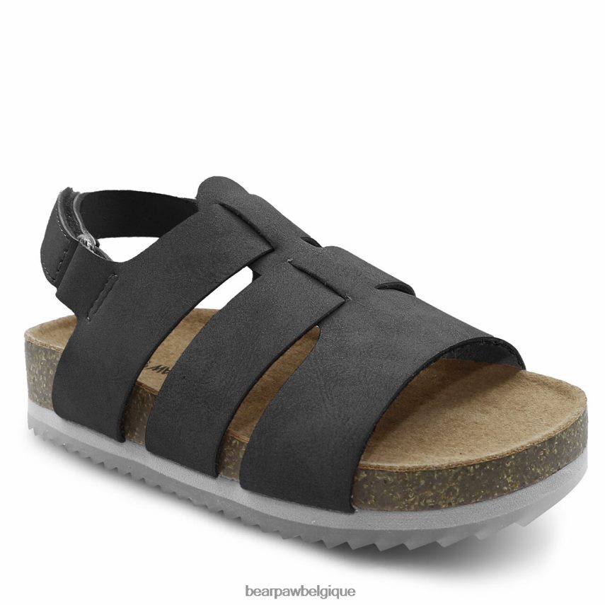 BEARPAW zaidee bambin enfants 6PN848623 noir des sandales