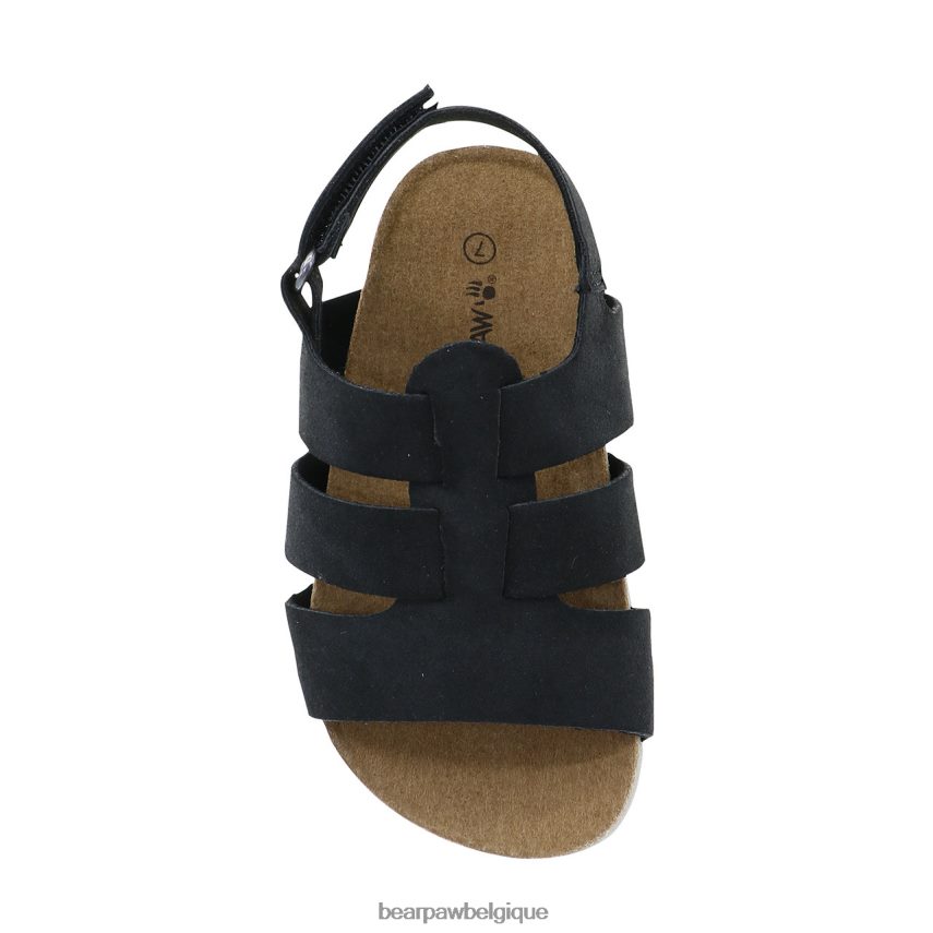 BEARPAW zaidee bambin enfants 6PN848623 noir des sandales