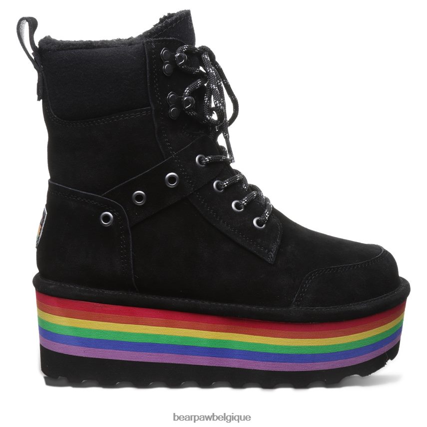 BEARPAW Alicia rétro femmes 6PN84814 noir bottes