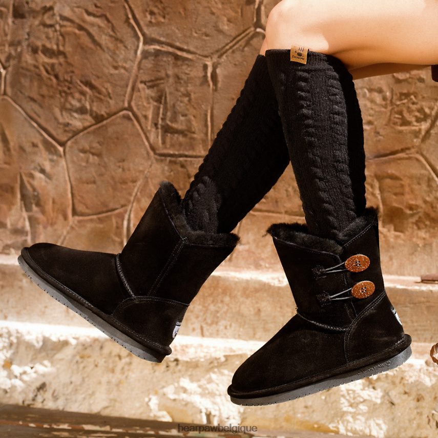 BEARPAW Rosaline femmes 6PN84855 noir bottes