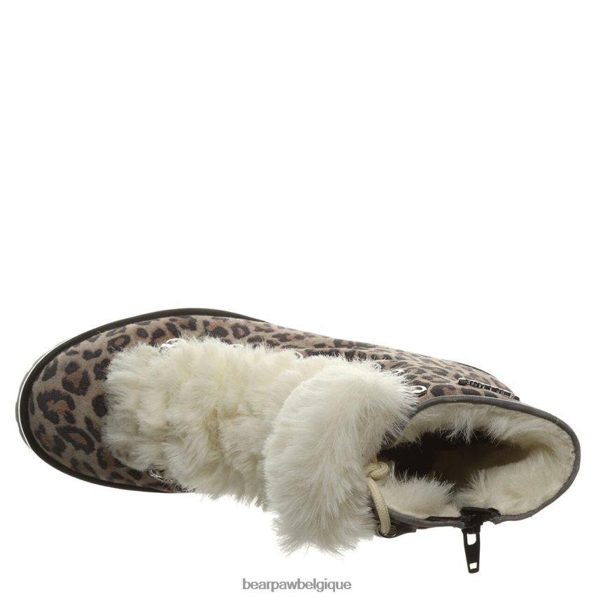 BEARPAW Vanna femmes 6PN848193 léopard gris bottes