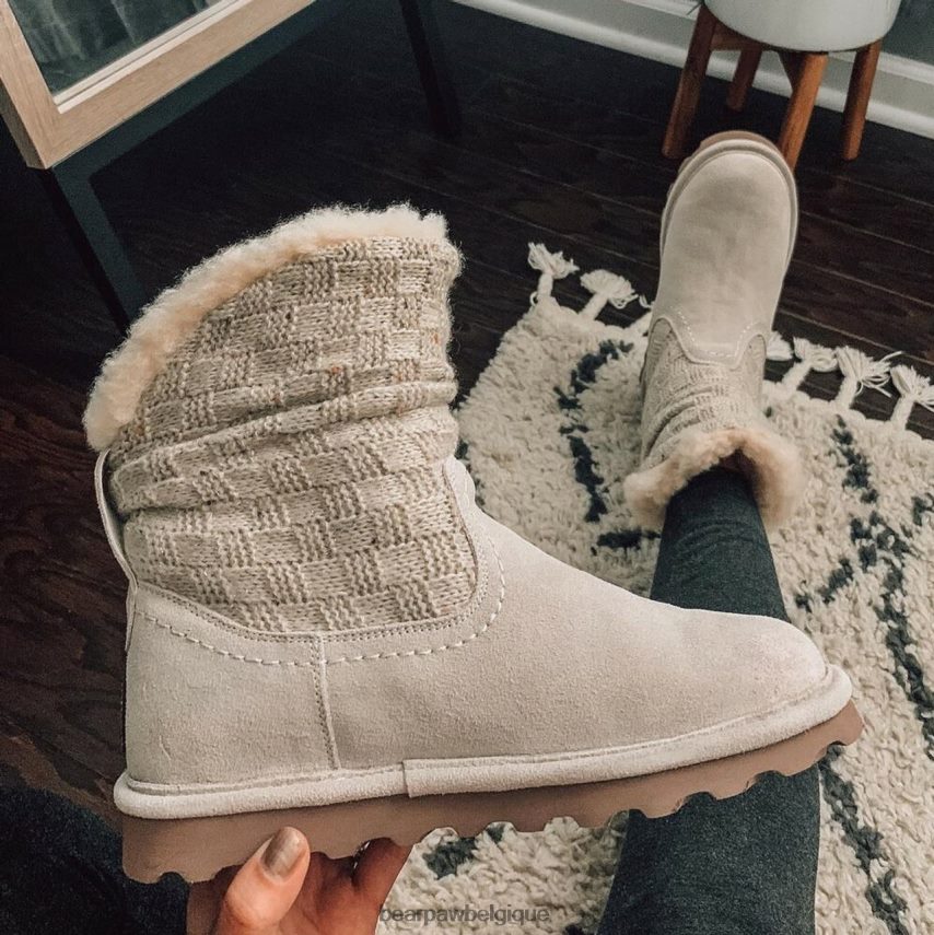 BEARPAW Virginie femmes 6PN848235 blanc d'hiver bottes