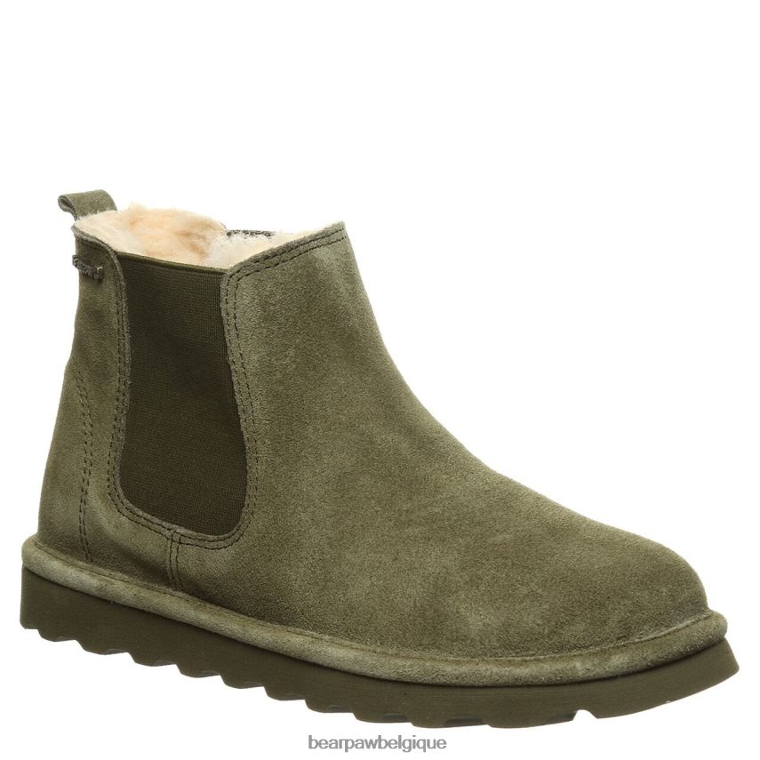 BEARPAW a dessiné femmes 6PN84849 olive foncé bottes