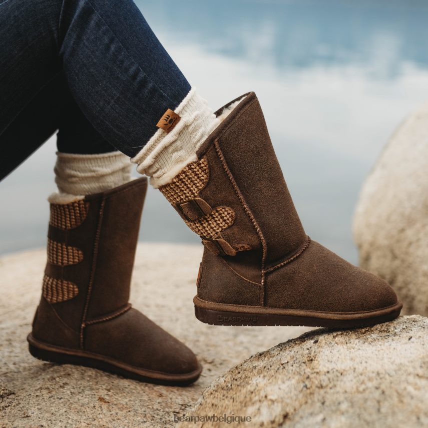BEARPAW boshie large femmes 6PN848256 marron vieilli bottes