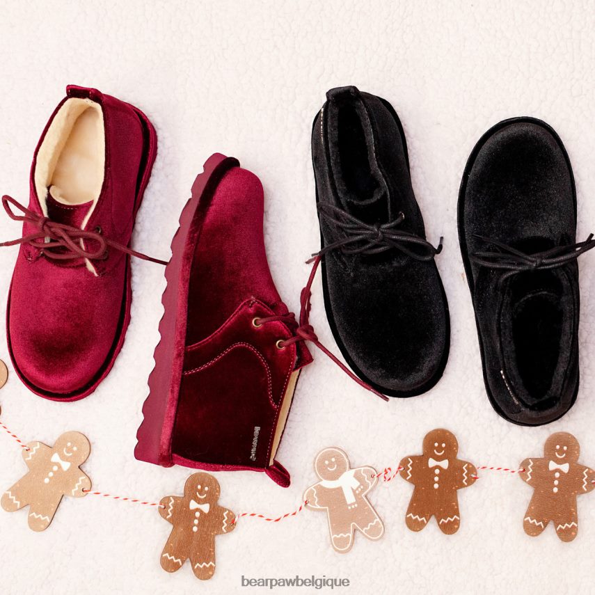 BEARPAW ciel femmes 6PN84836 velours noir bottes