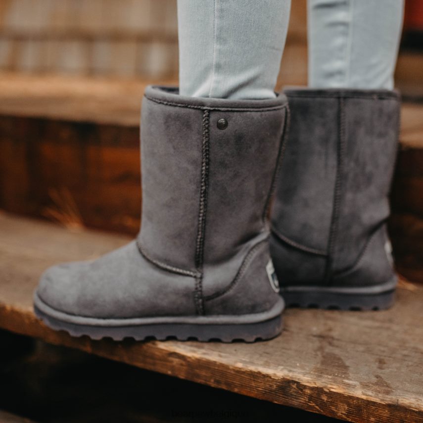 BEARPAW elle courte végétalienne femmes 6PN848228 charbon bottes