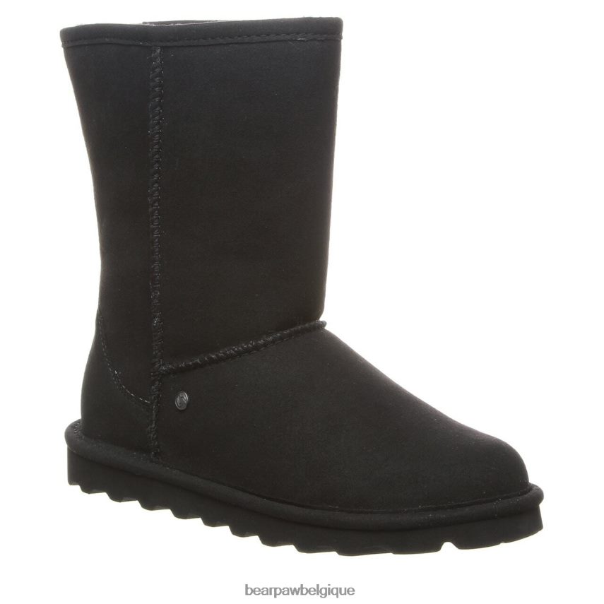 BEARPAW elle courte végétalienne femmes 6PN84874 noir bottes