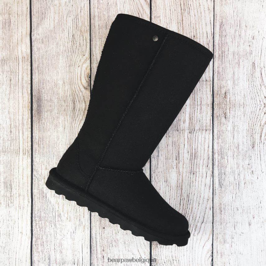 BEARPAW elle grande végétalienne femmes 6PN84872 noir bottes