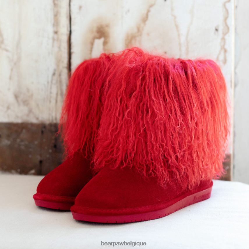 BEARPAW huer femmes 6PN848132 rouge bottes