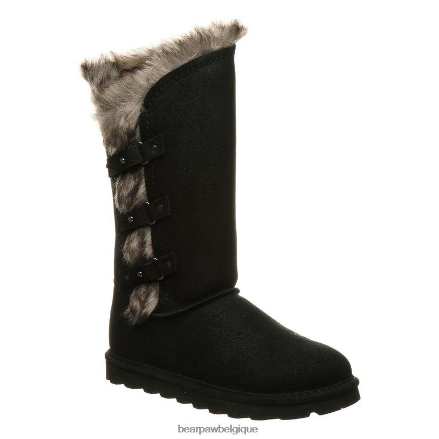 BEARPAW émeri femmes 6PN848210 vieilli noir bottes