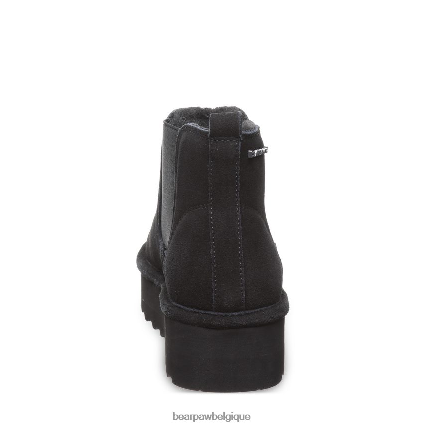 BEARPAW rétro dessiné femmes 6PN84813 noir bottes