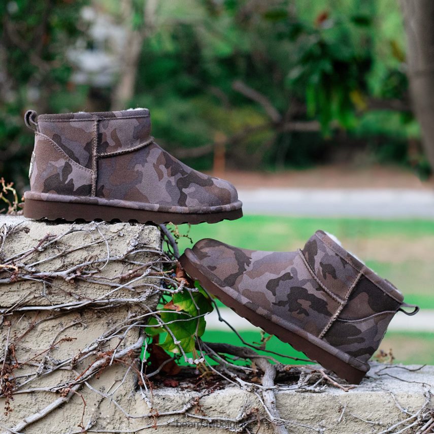 BEARPAW shorty exotique femmes 6PN848136 camouflage terre bottes