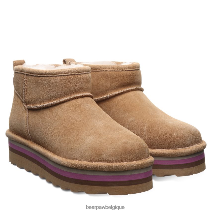 BEARPAW shorty rétro femmes 6PN84829 café glacé bottes