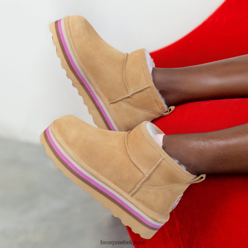 BEARPAW shorty rétro femmes 6PN84829 café glacé bottes