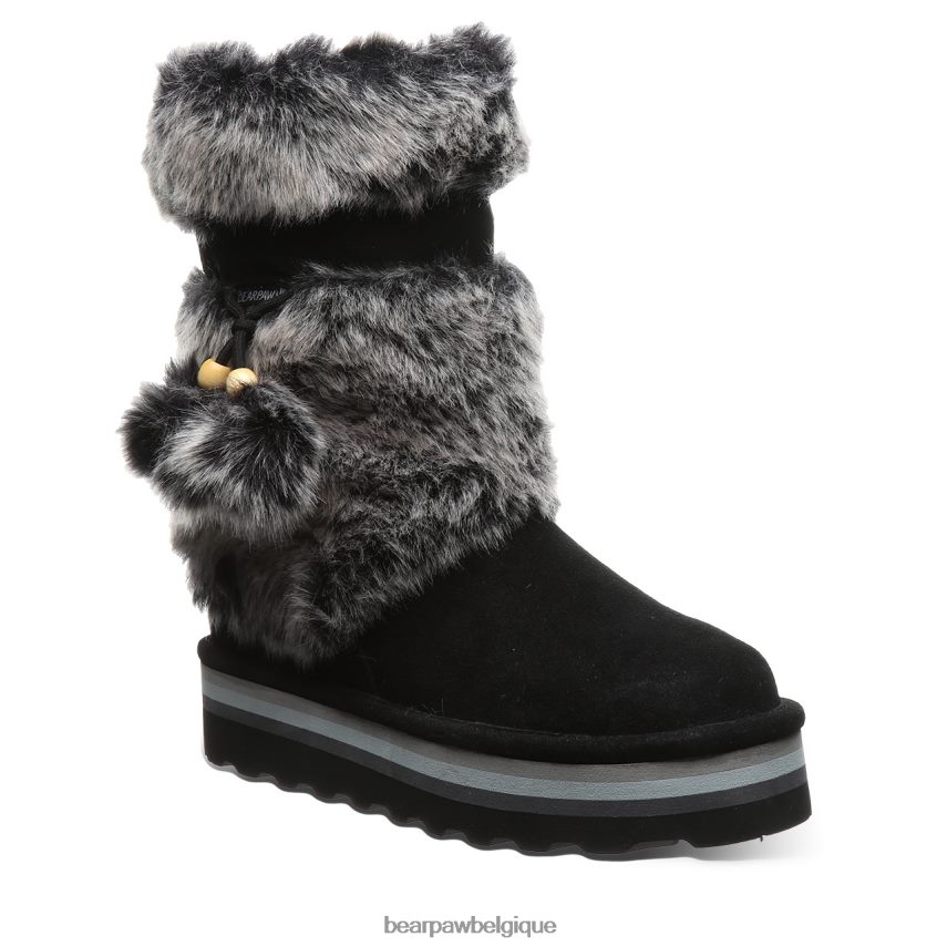 BEARPAW tama rétro femmes 6PN84827 gris-noir bottes