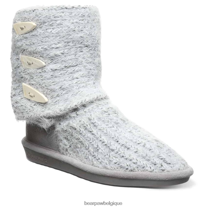 BEARPAW tricoter haut femmes 6PN848177 brouillard gris bottes