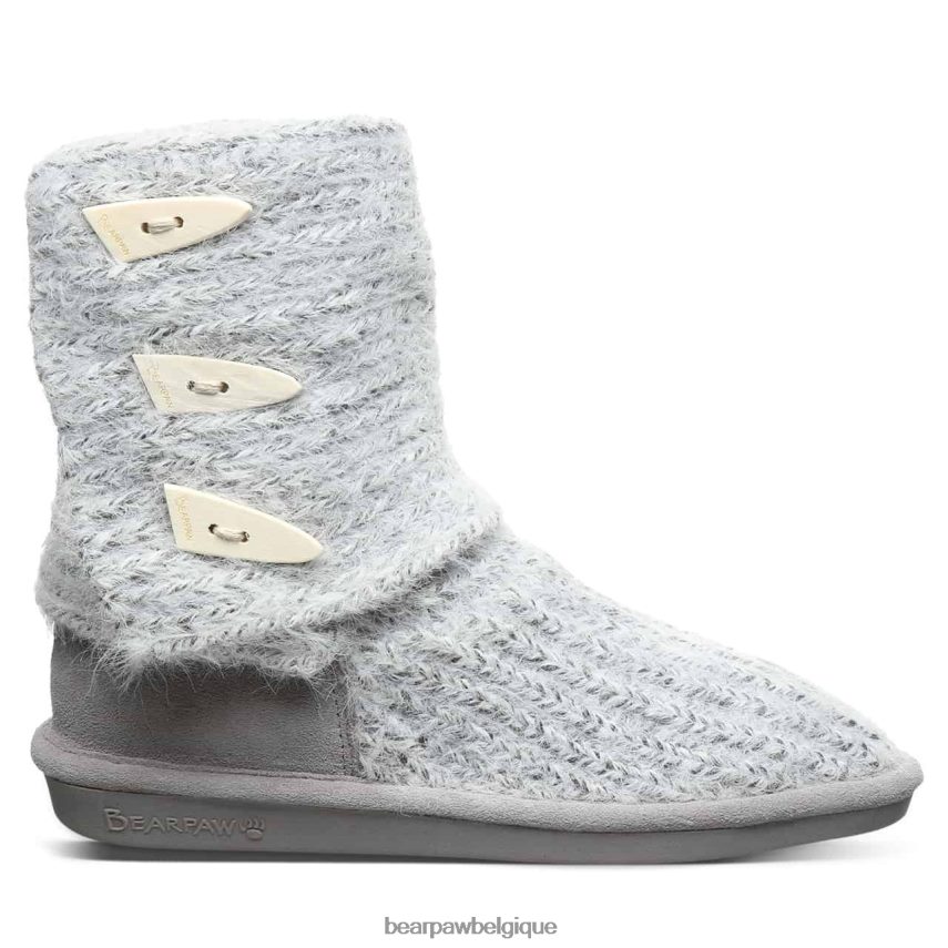 BEARPAW tricoter haut femmes 6PN848177 brouillard gris bottes
