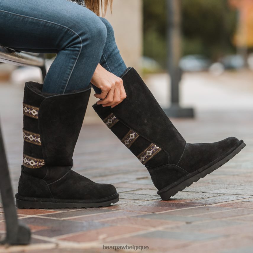 BEARPAW violet femmes 6PN848122 noir bottes