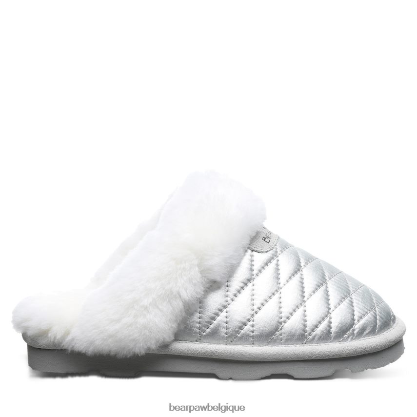 BEARPAW effie femmes 6PN848303 argent chaussons