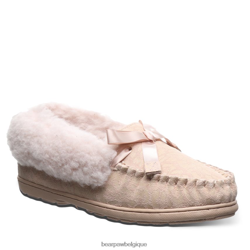 BEARPAW indien exotique femmes 6PN848300 paillettes léopard rose chaussons