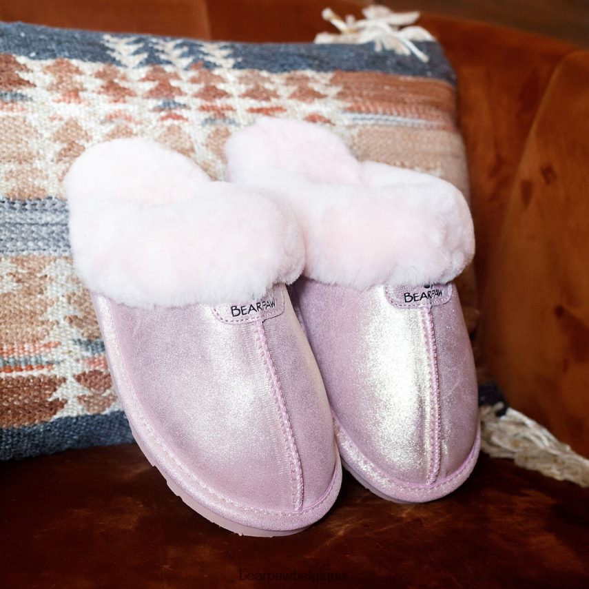 BEARPAW loki exotique femmes 6PN848315 paillettes roses chaussons