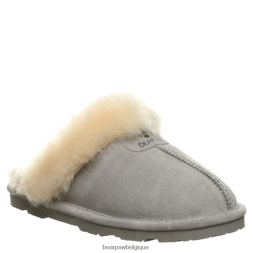 BEARPAW loki femmes 6PN848270 brouillard gris chaussons