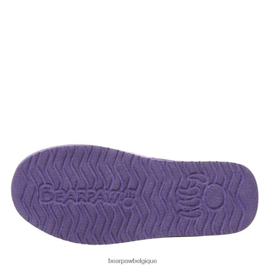 BEARPAW pantoufle gonflée femmes 6PN848317 violet chaussons