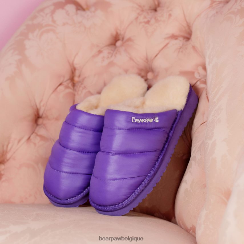 BEARPAW pantoufle gonflée femmes 6PN848317 violet chaussons