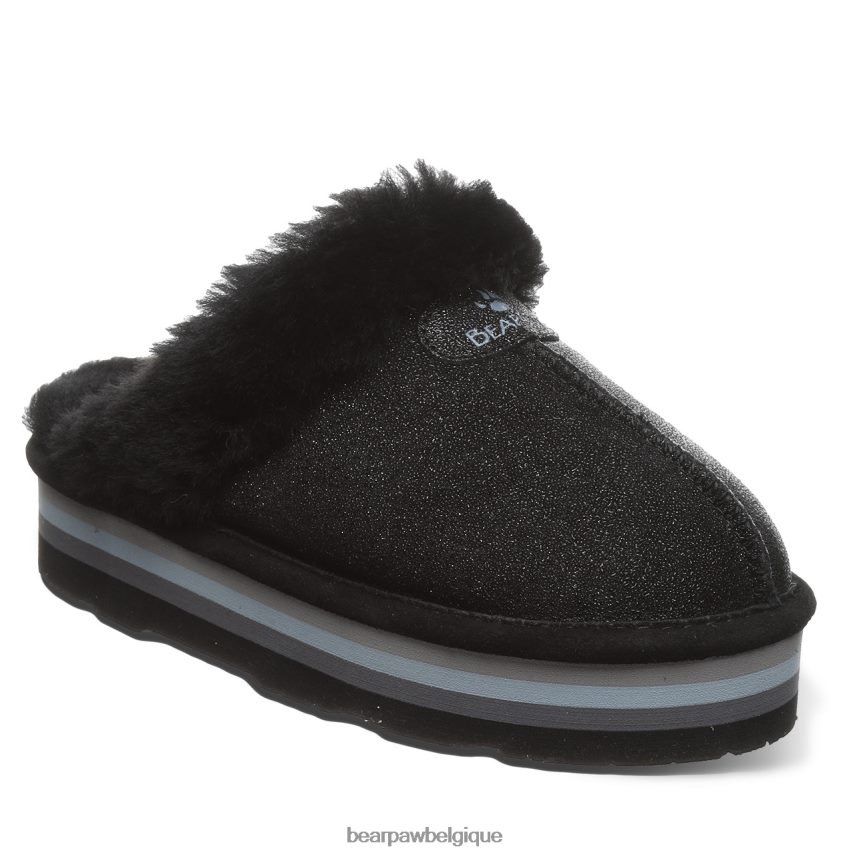 BEARPAW rétro loki femmes 6PN848320 caviar noir chaussons