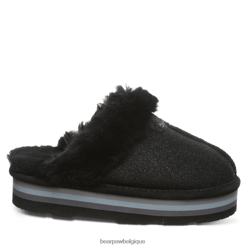 BEARPAW rétro loki femmes 6PN848320 caviar noir chaussons