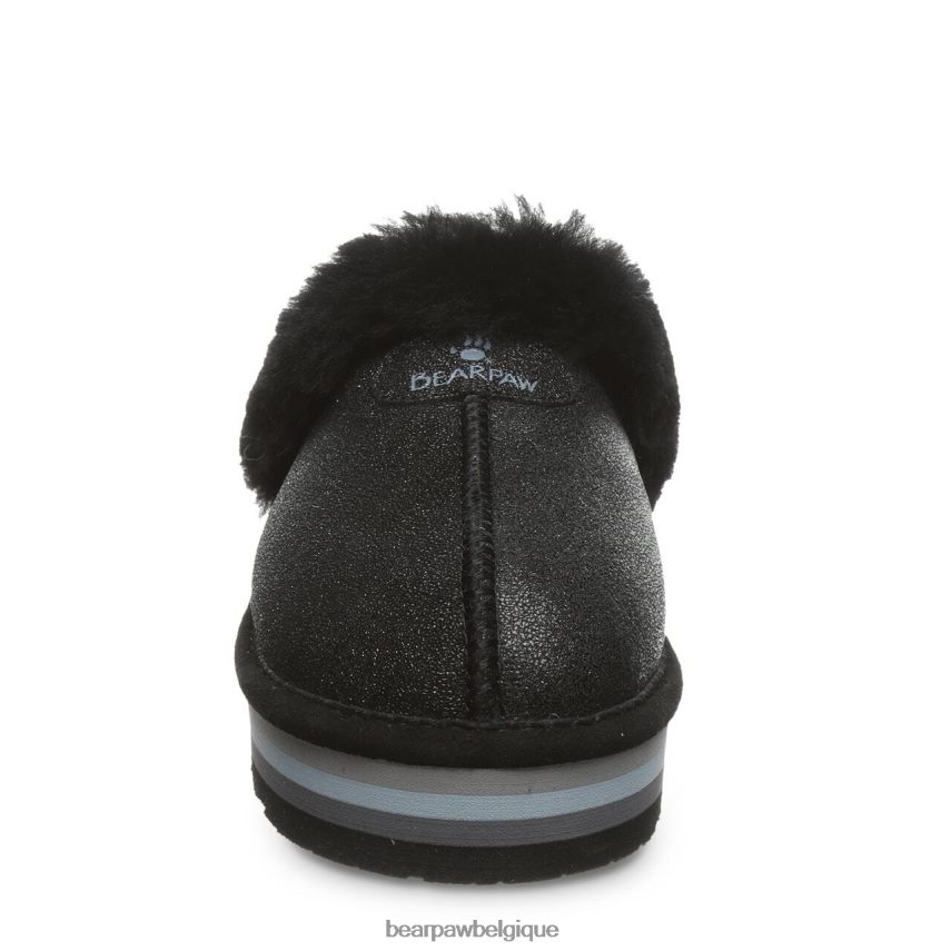 BEARPAW rétro loki femmes 6PN848320 caviar noir chaussons