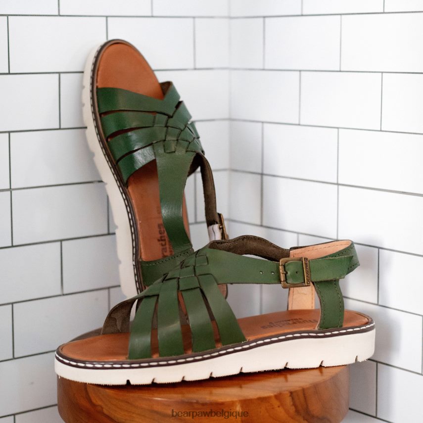 BEARPAW Horrible femmes 6PN848489 vert militaire des sandales